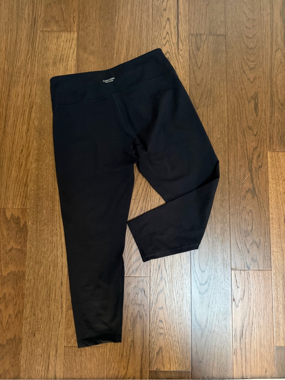 Calvin Klein Black Logo Active Leggings - Picture 2 of 3